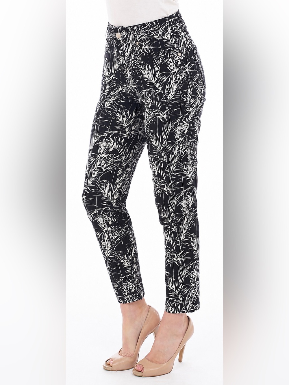DKR Apparel Booty Shaper Full Rise Pant-Black/White